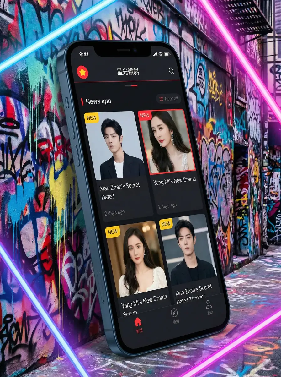 芒果视频 APP界面展示 - 掌上吃瓜神器